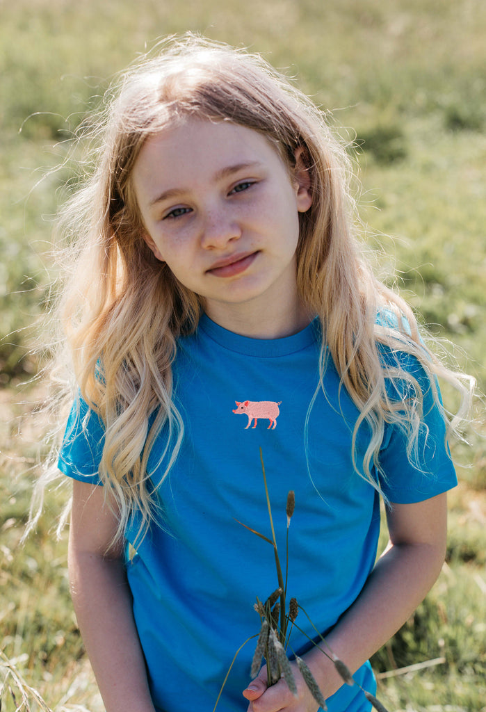 pig childrens t-shirt Big Wild Thought