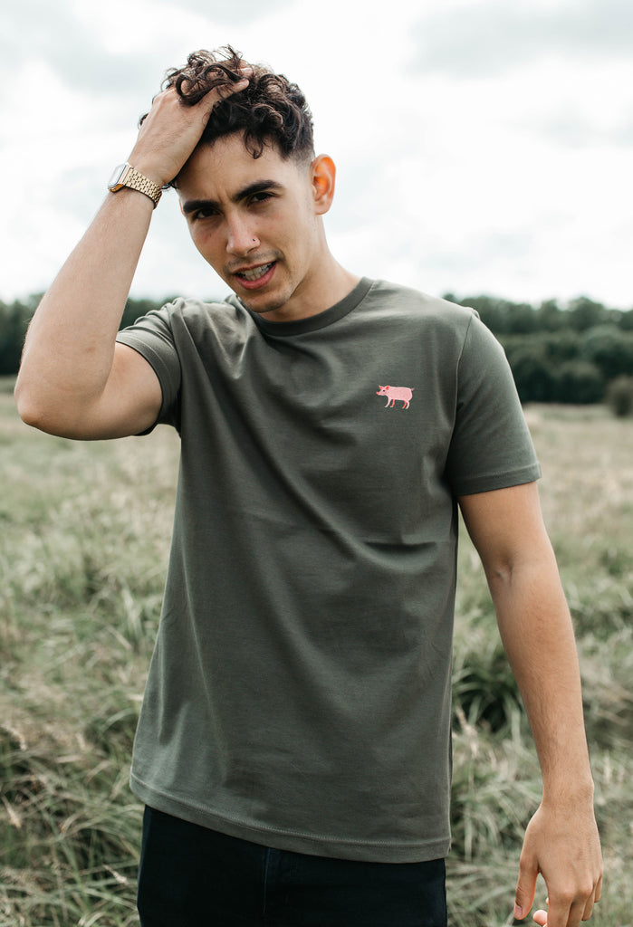 pig mens t-shirt Big Wild Thought