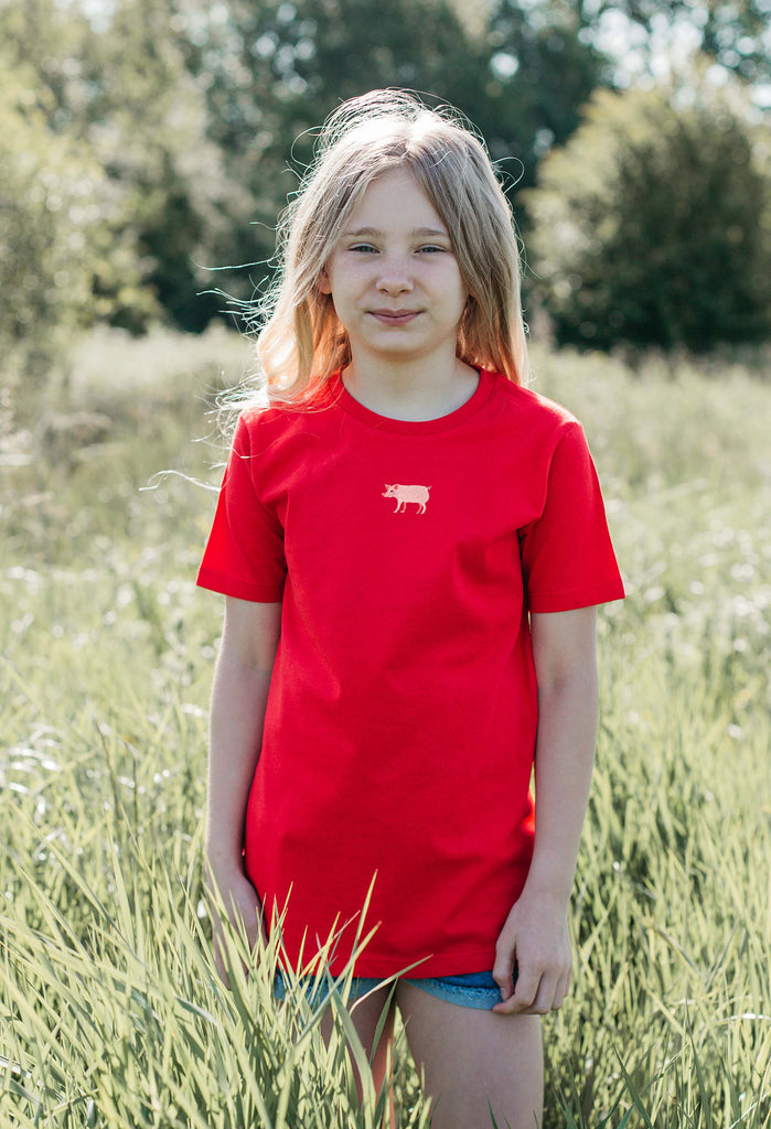 pig childrens t-shirt Big Wild Thought