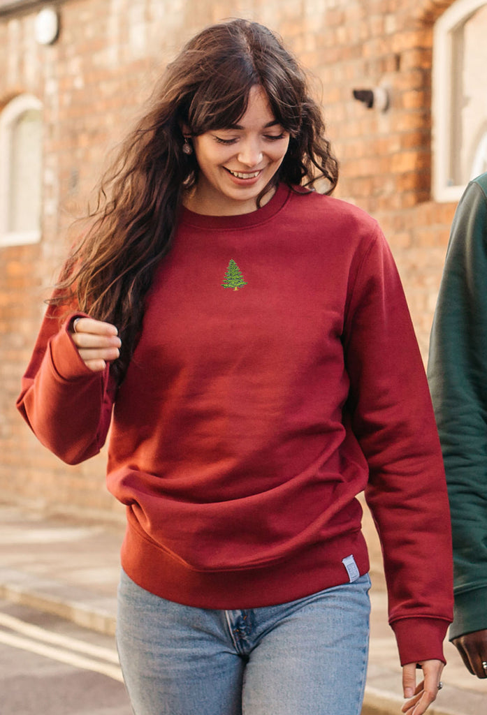 pine tree womens sweatshirt Big Wild Thought