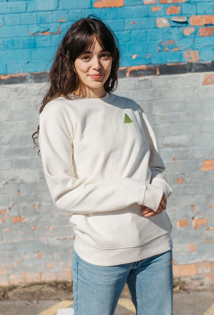 pine tree womens sweatshirt Big Wild Thought
