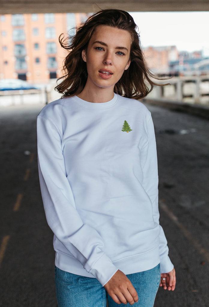 pine tree womens sweatshirt Big Wild Thought