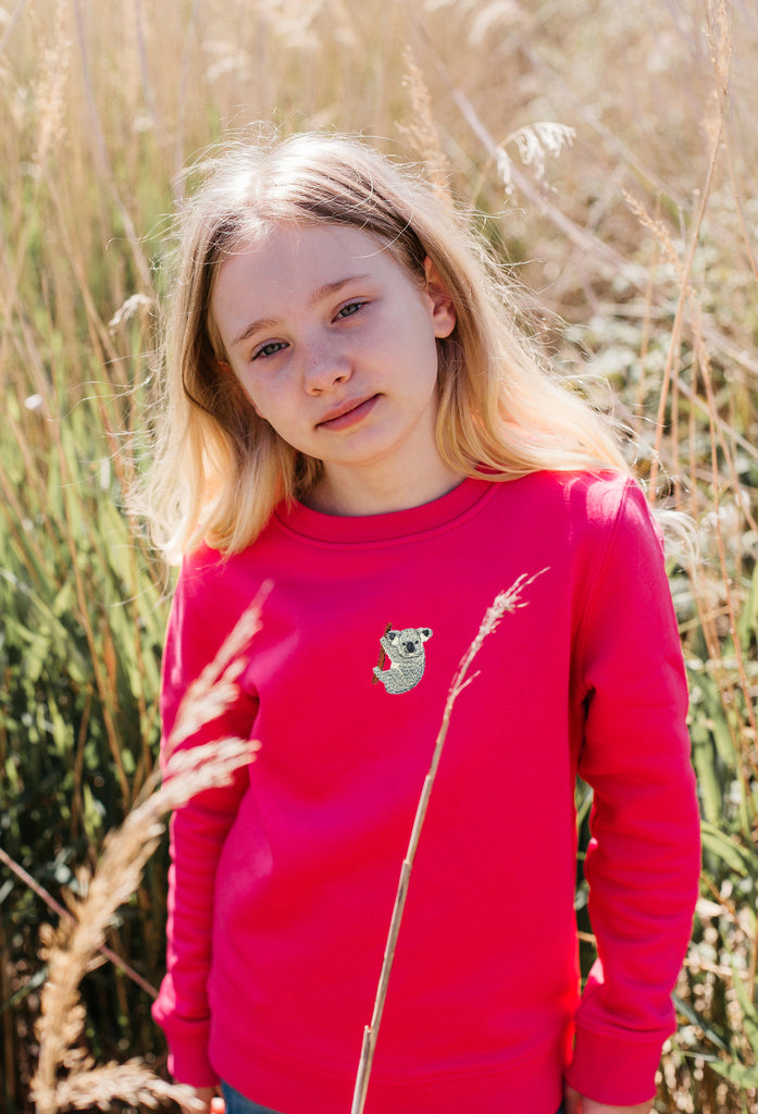 koala bear childrens sweatshirt Big Wild Thought