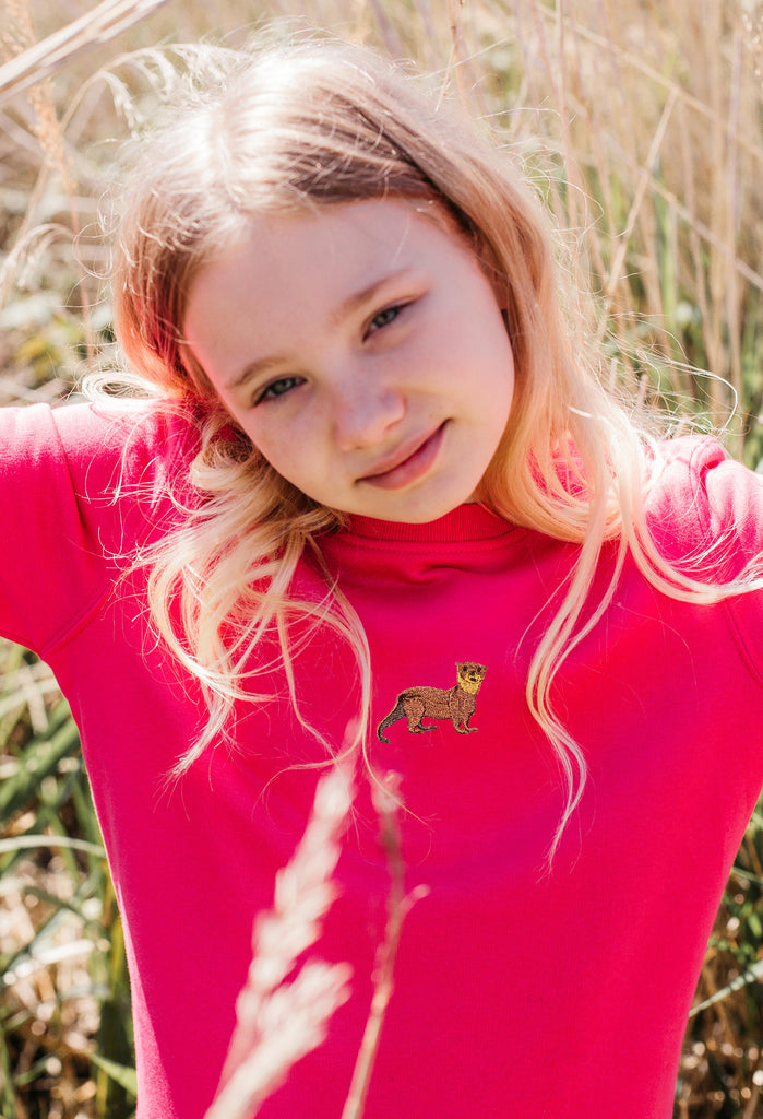 otter childrens sweatshirt Big Wild Thought