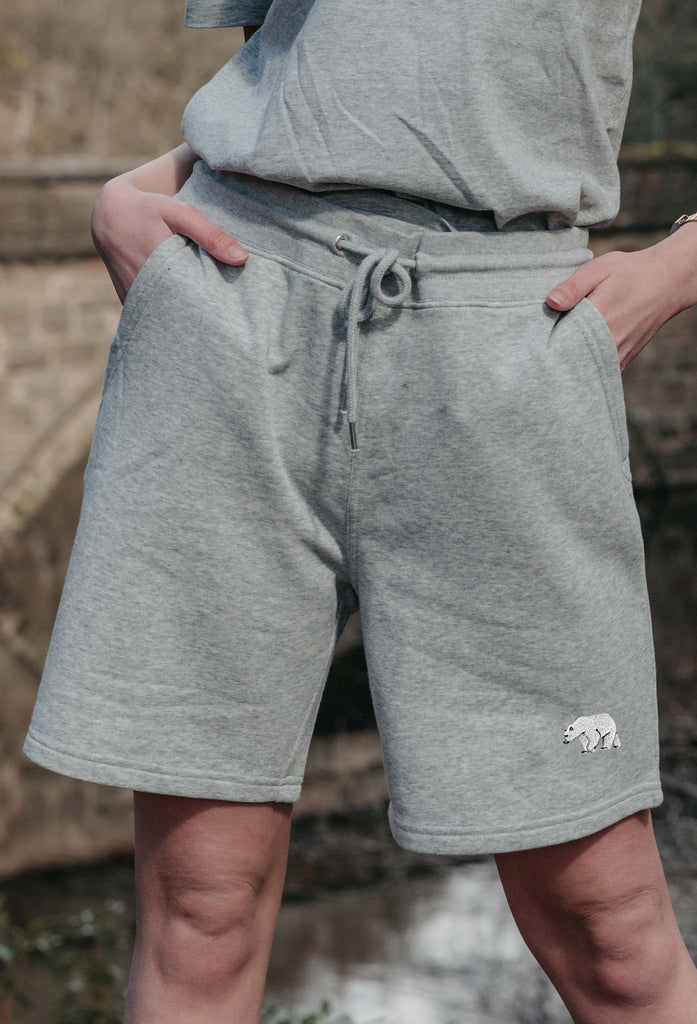 polar bear womens sweat shorts Big Wild Thought
