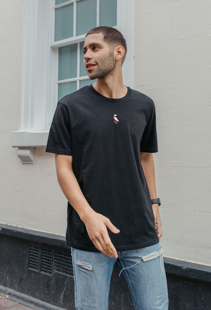 puffin mens t-shirt Big Wild Thought
