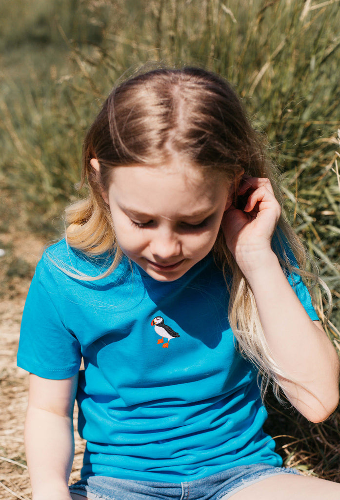 puffin childrens t-shirt Big Wild Thought