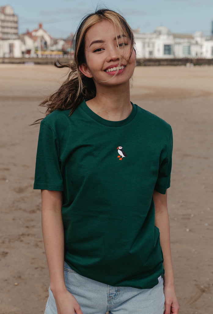 puffin womens t-shirt Big Wild Thought