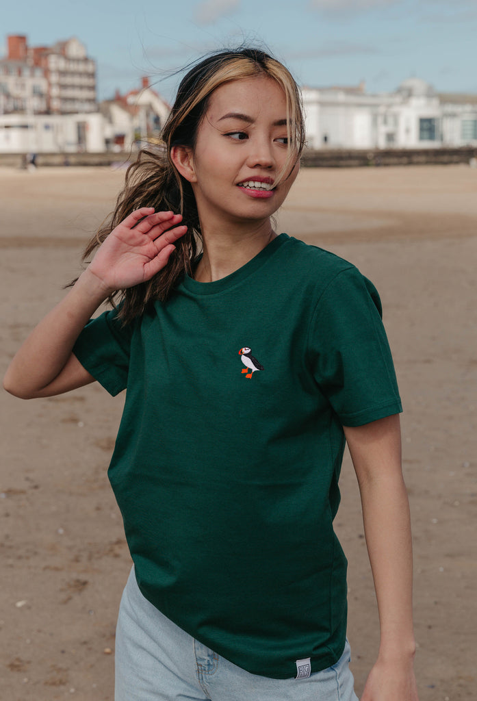 puffin womens t-shirt Big Wild Thought