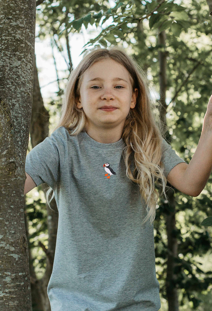 puffin childrens t-shirt Big Wild Thought