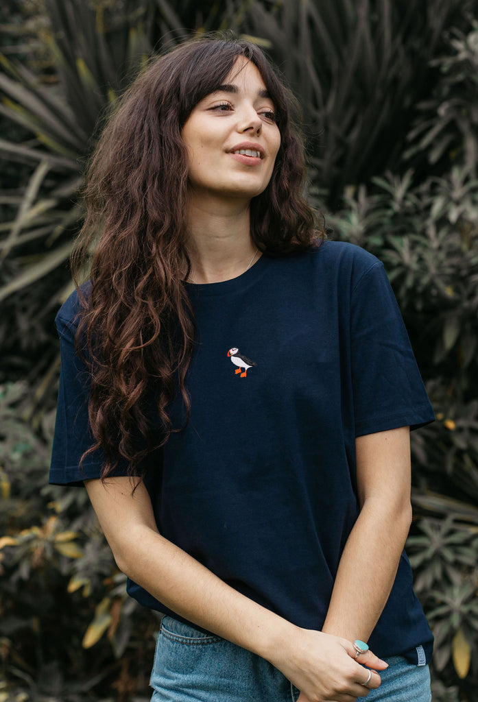 puffin womens t-shirt Big Wild Thought