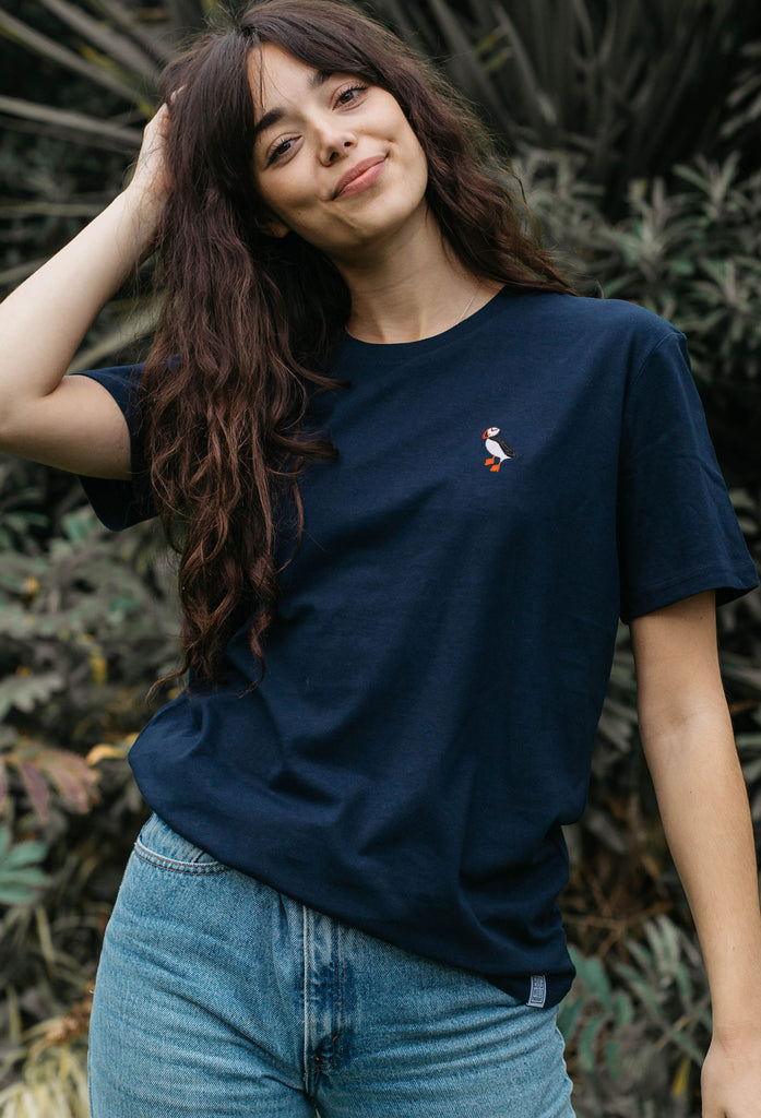 puffin womens t-shirt Big Wild Thought