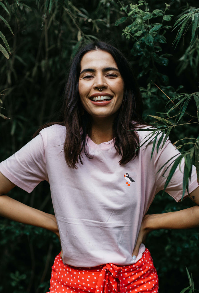 puffin womens t-shirt Big Wild Thought
