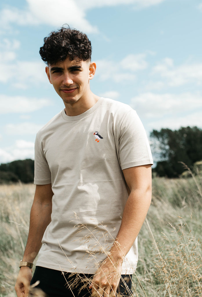 puffin mens t-shirt Big Wild Thought