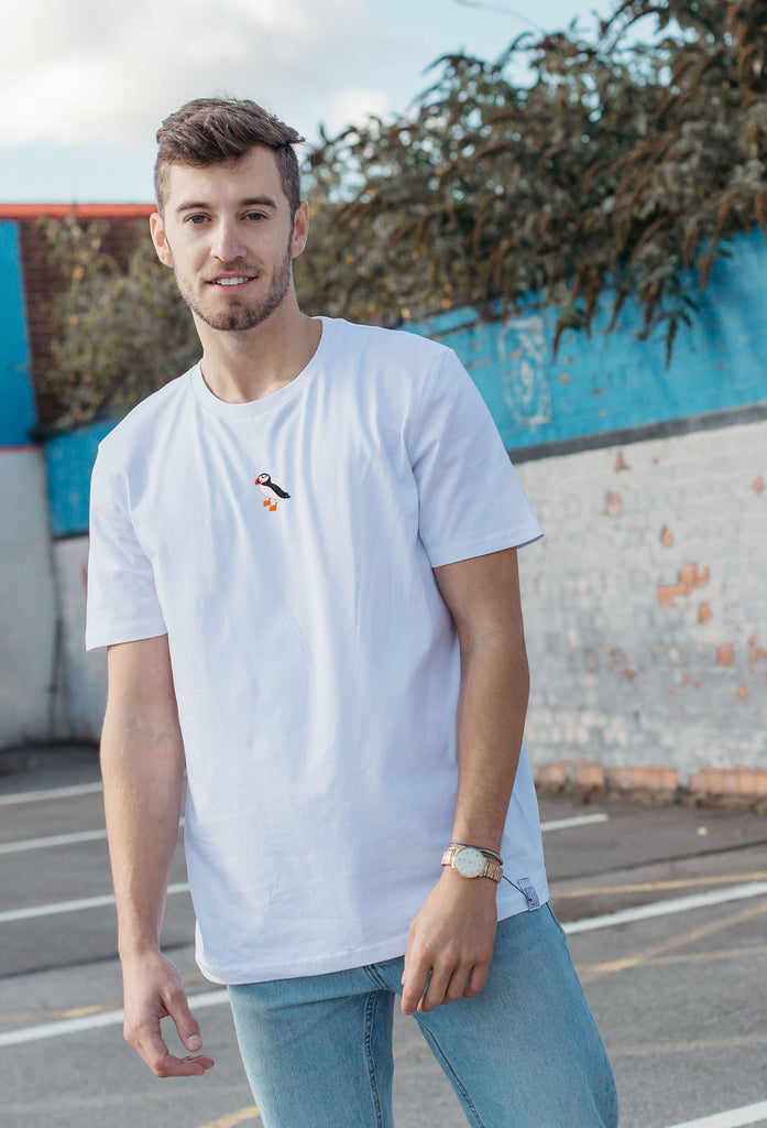 puffin mens t-shirt Big Wild Thought