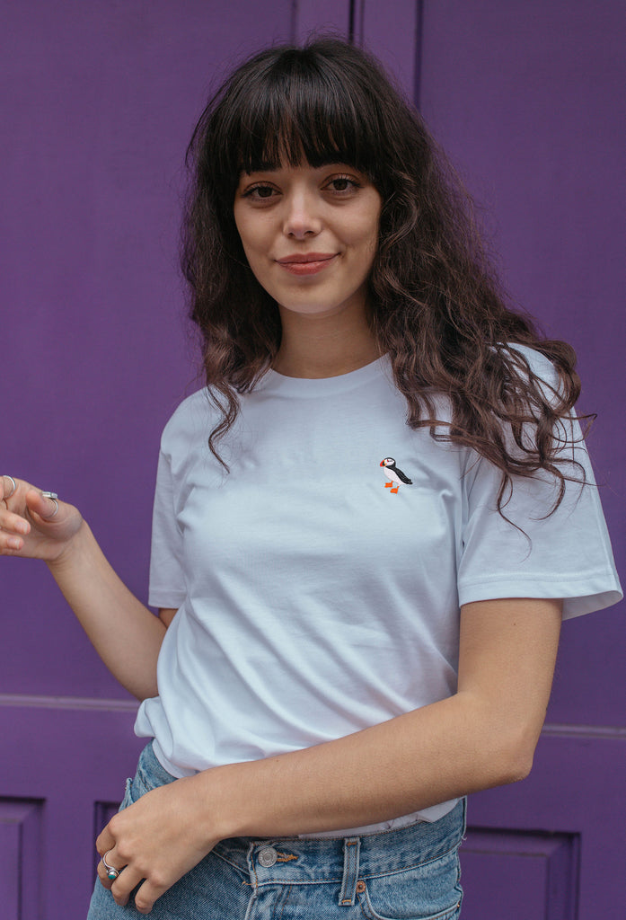 puffin womens t-shirt Big Wild Thought