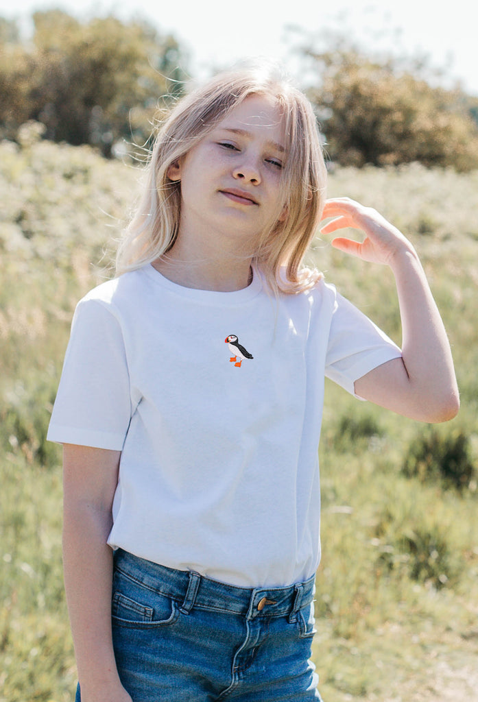 puffin childrens t-shirt Big Wild Thought
