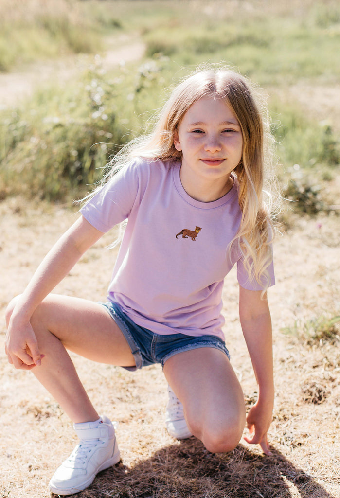 otter childrens t-shirt Big Wild Thought