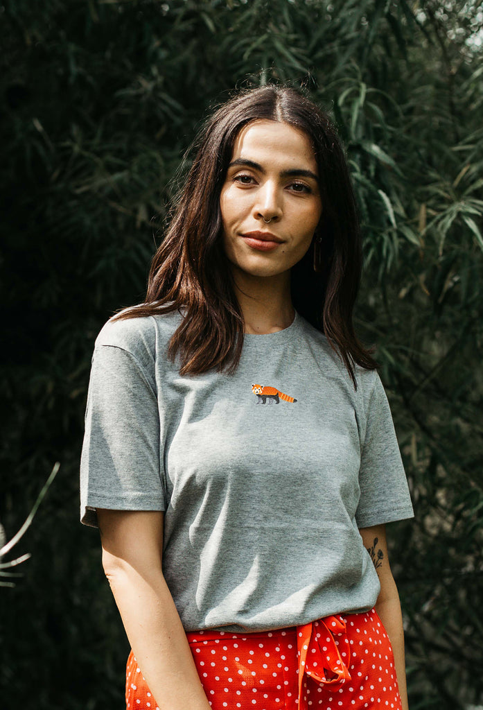 red panda womens t-shirt Big Wild Thought