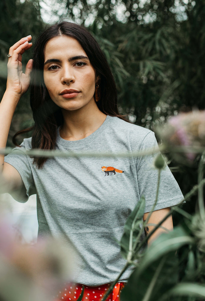 red panda womens t-shirt Big Wild Thought