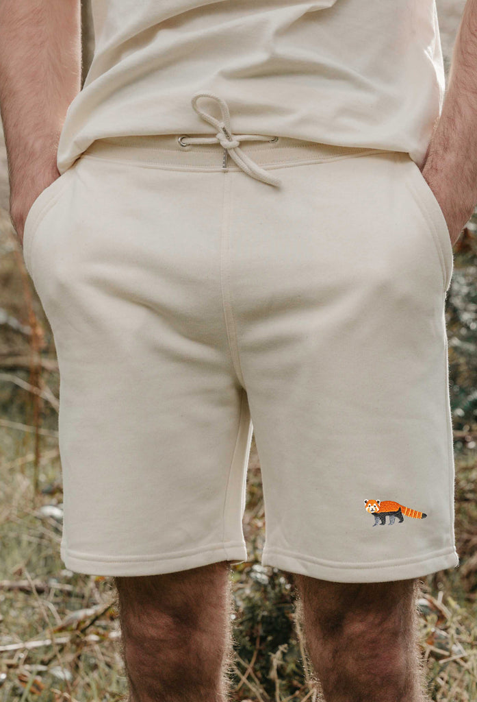 red panda mens sweat shorts Big Wild Thought
