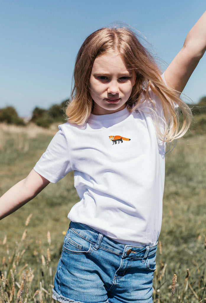red panda childrens t-shirt Big Wild Thought