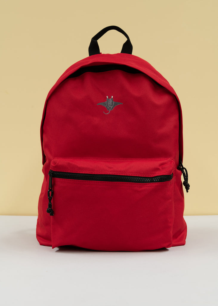 manta ray recycled backpack Big Wild Thought