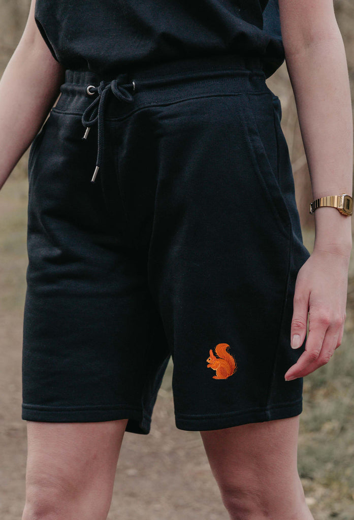 red squirrel womens sweat shorts Big Wild Thought