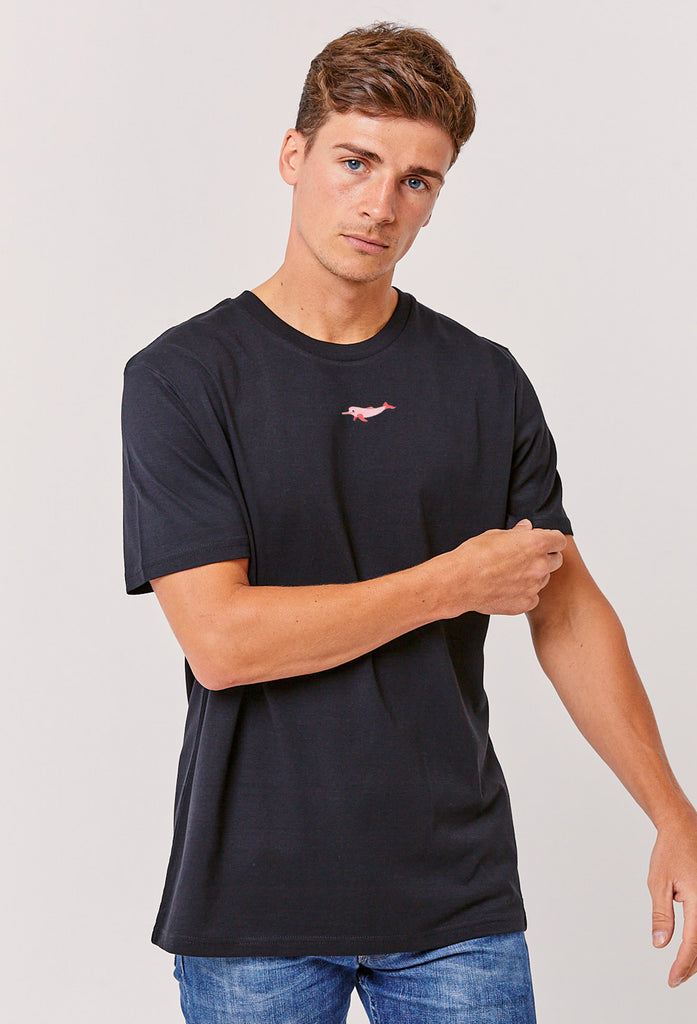 river dolphin mens t-shirt Big Wild Thought