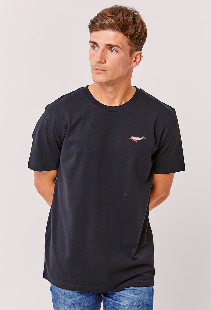 river dolphin mens t-shirt Big Wild Thought