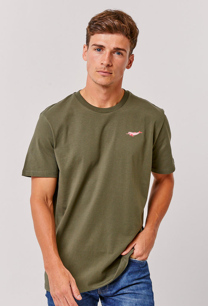 river dolphin mens t-shirt Big Wild Thought