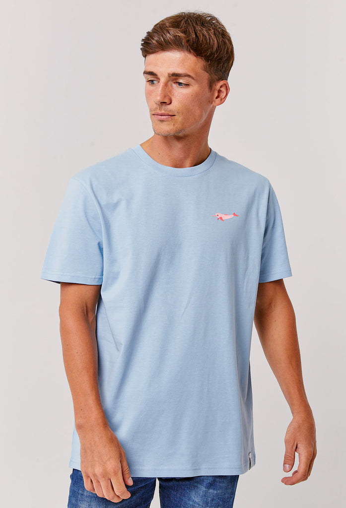 river dolphin mens t-shirt Big Wild Thought