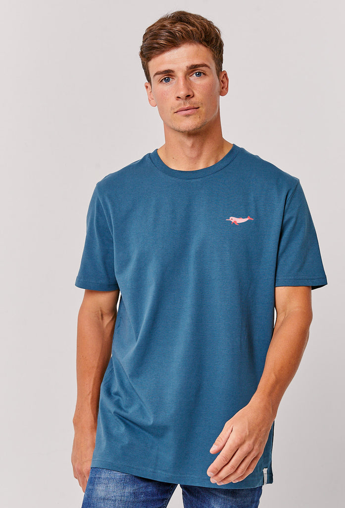 river dolphin mens t-shirt Big Wild Thought