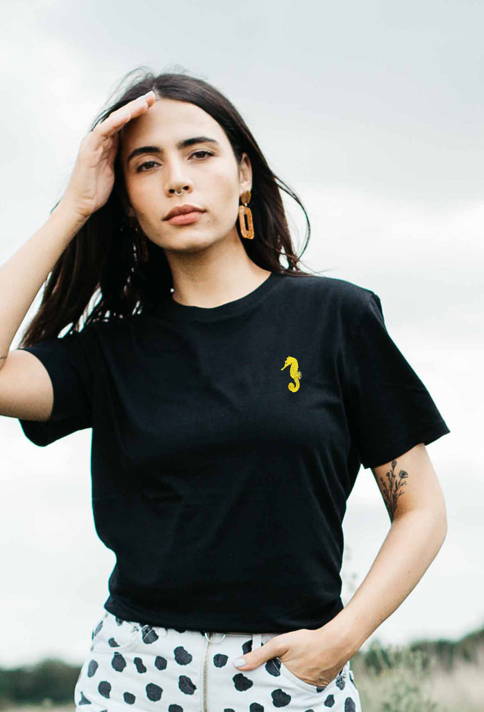 seahorse womens t-shirt Big Wild Thought