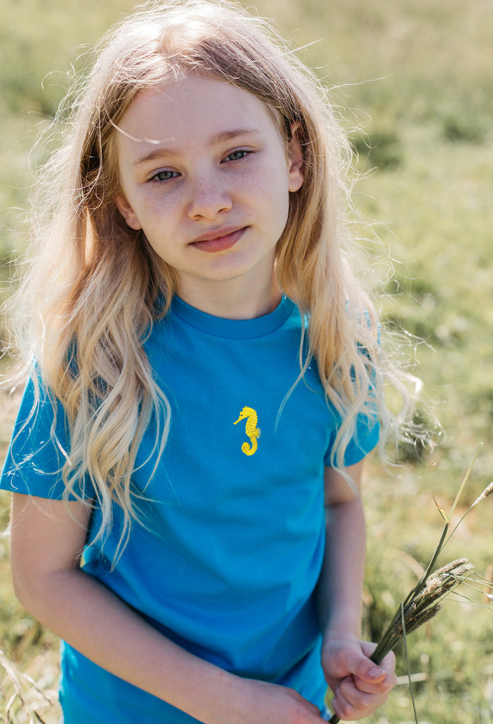 seahorse childrens t-shirt Big Wild Thought