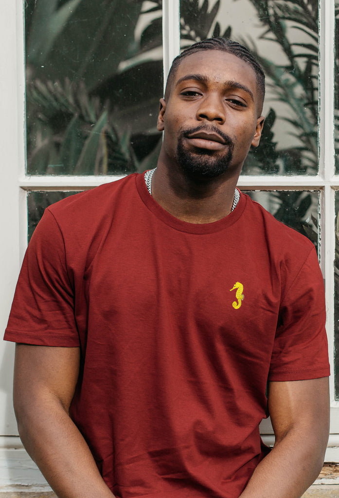 seahorse mens t-shirt Big Wild Thought