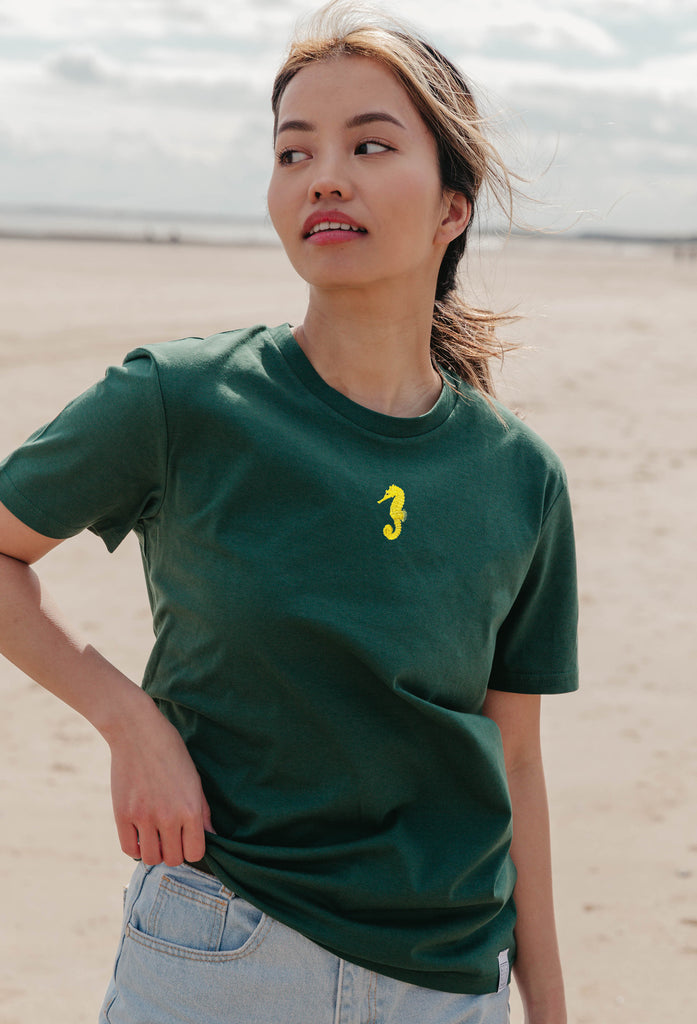 seahorse womens t-shirt Big Wild Thought