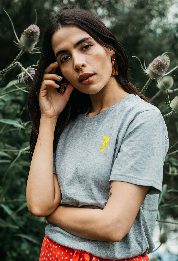 seahorse womens t-shirt Big Wild Thought