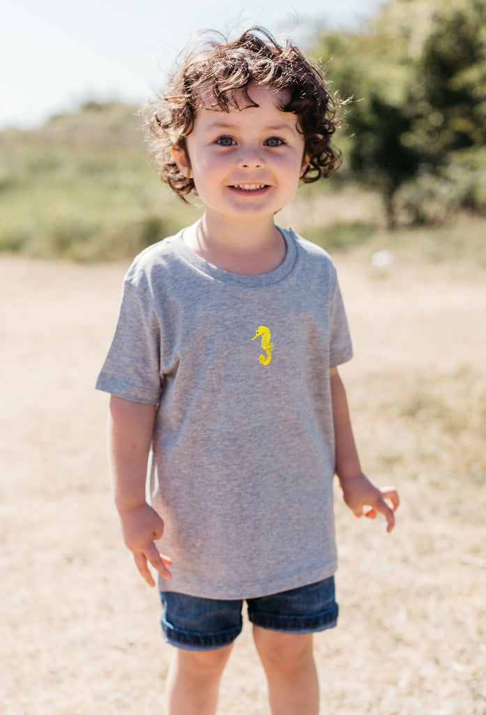 seahorse childrens t-shirt Big Wild Thought