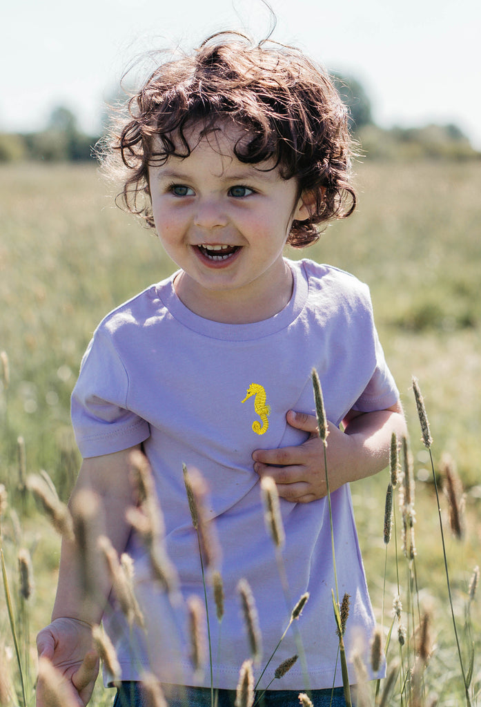 seahorse childrens t-shirt Big Wild Thought