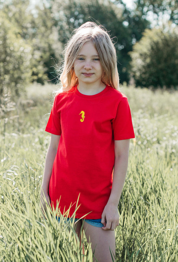 seahorse childrens t-shirt Big Wild Thought