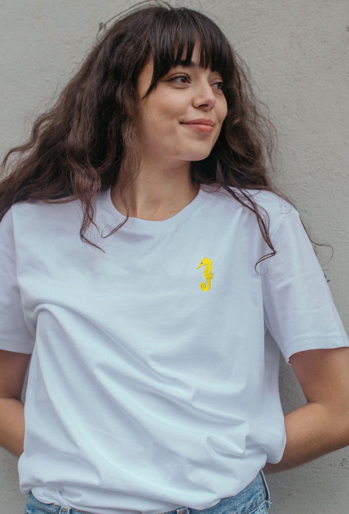 seahorse womens t-shirt Big Wild Thought