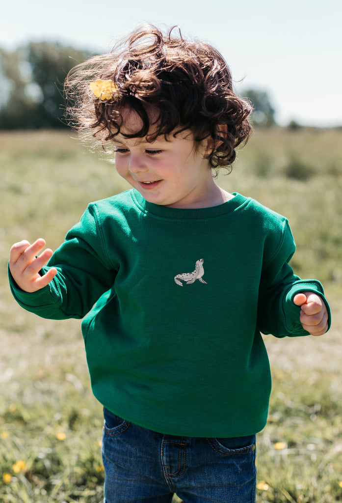 seal childrens sweatshirt Big Wild Thought