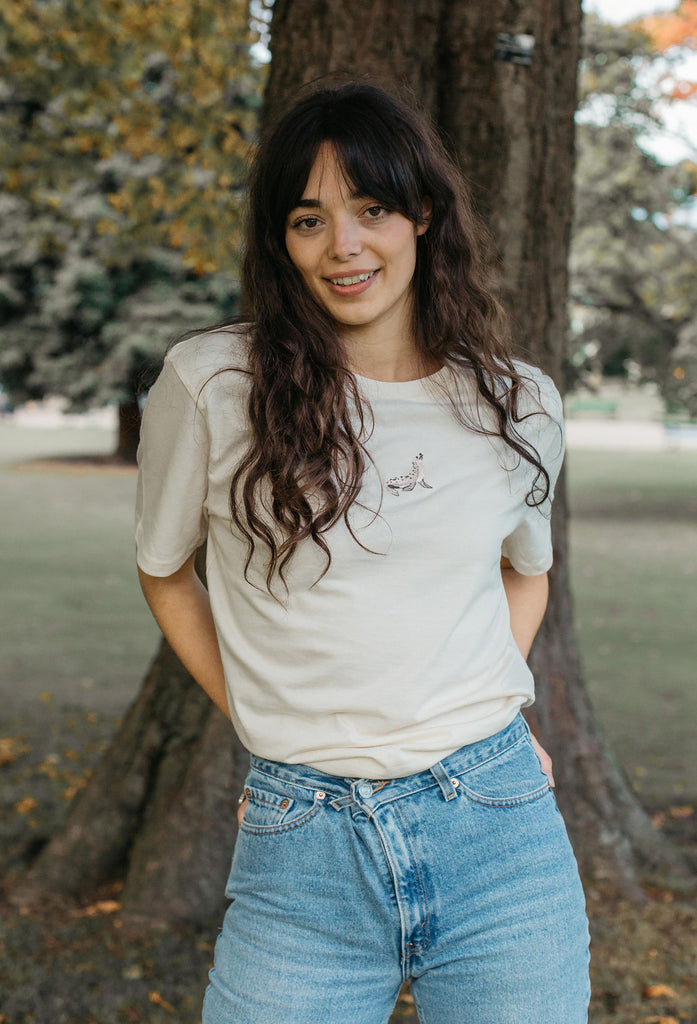 seal womens t-shirt Big Wild Thought