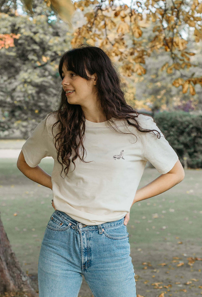 seal womens t-shirt Big Wild Thought