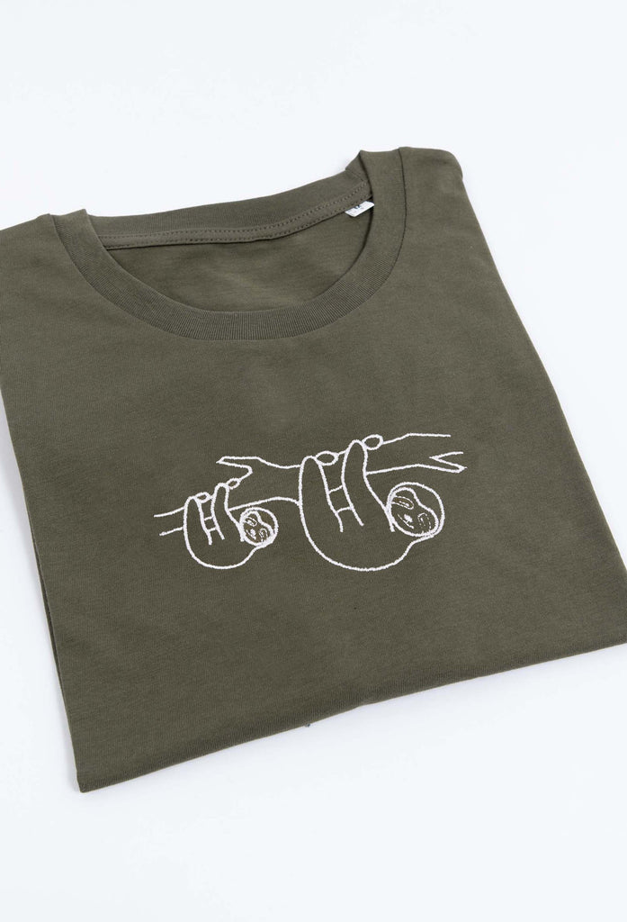 family of sloths unisex t-shirt Big Wild Thought