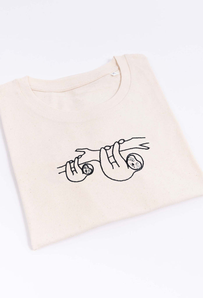 family of sloths unisex t-shirt Big Wild Thought