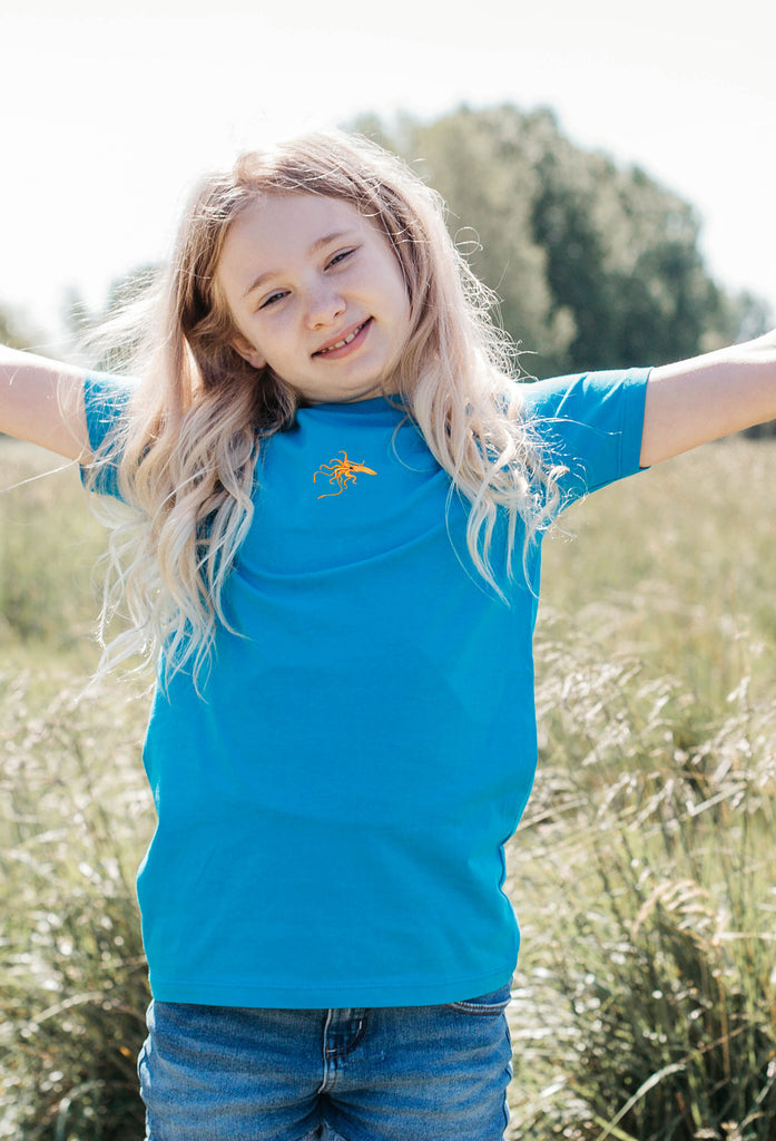 giant squid childrens t-shirt Big Wild Thought