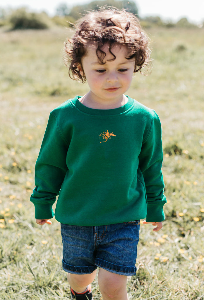 giant squid childrens sweatshirt Big Wild Thought