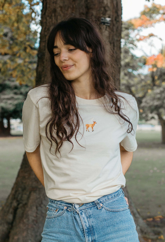 stag womens t-shirt Big Wild Thought